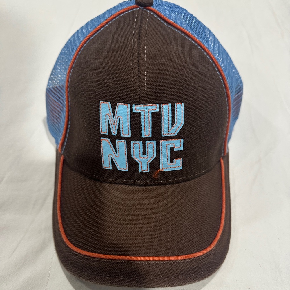 MTV Brown and Blue Trucker Hat